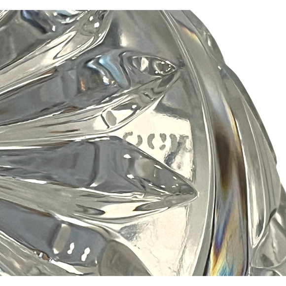 BLOCK Lead CRYSTAL DECANTER & STOPPER 13” Tall Clear Glass Wine Liquor Bottle - Picture 4 of 9